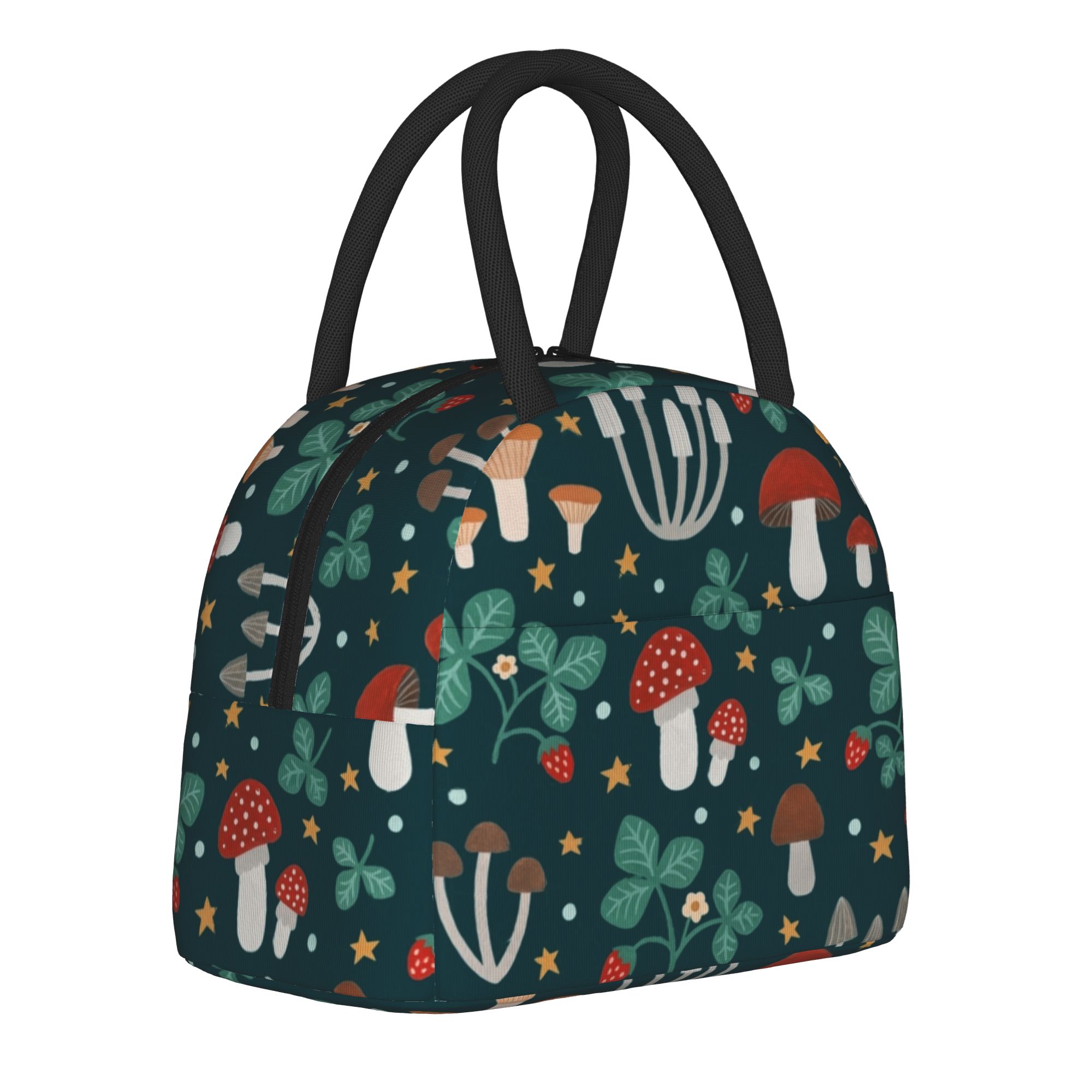 Vintage Collectible Lunch Boxes - Vintage Pilz-Kollektion Isolierte Lunch-Taschen Thermotasche Wiederverwendbar