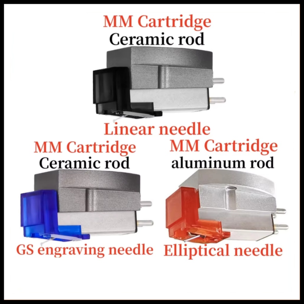 Record Player Needle - MM Magnetische Tonabnehmer-Diamantnadel mit Aluminium- und