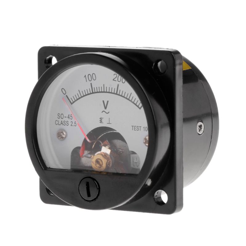 Analog Meter Gauge - Voltmeter SO-45 AC 0-300V Runde Analog