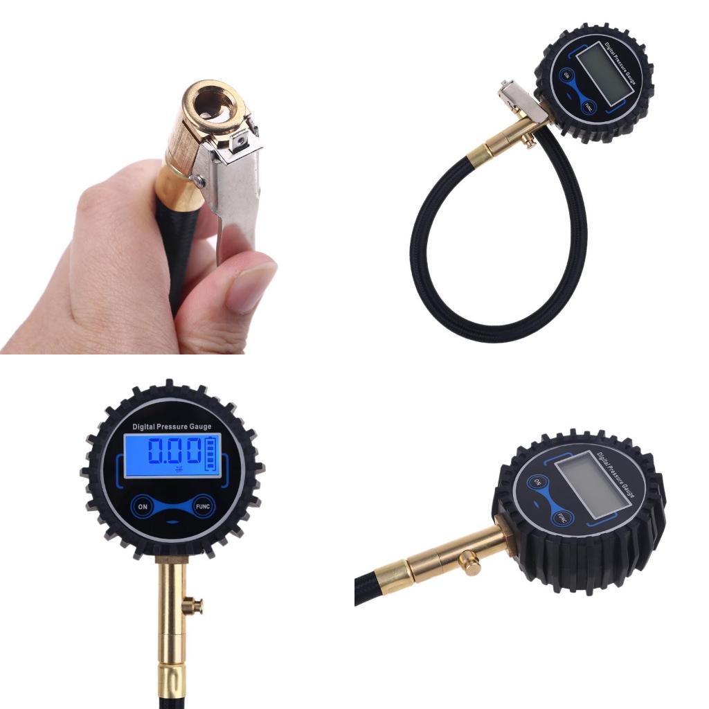 Analog Meter Gauge - Reifendruckmesser mit Quick Clip Air Chuck