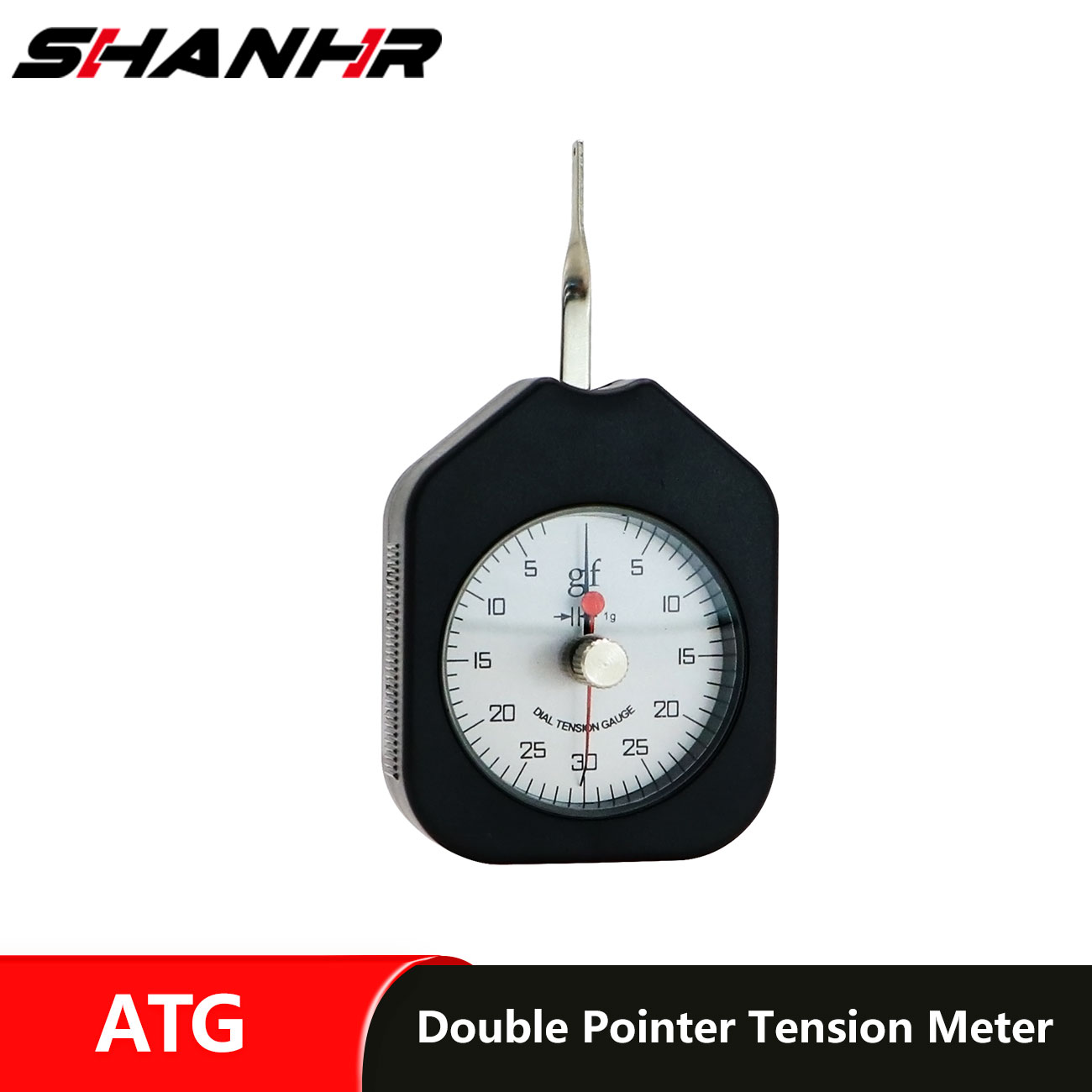 Analog Meter Gauge - SHANHR ATG Doppelzeiger-Tenisionsmessgerät 30 g/50 g/100