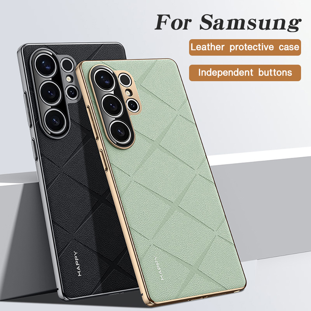 Camera Leather Case - Leder Überzug Für Samsung S25 Ultra