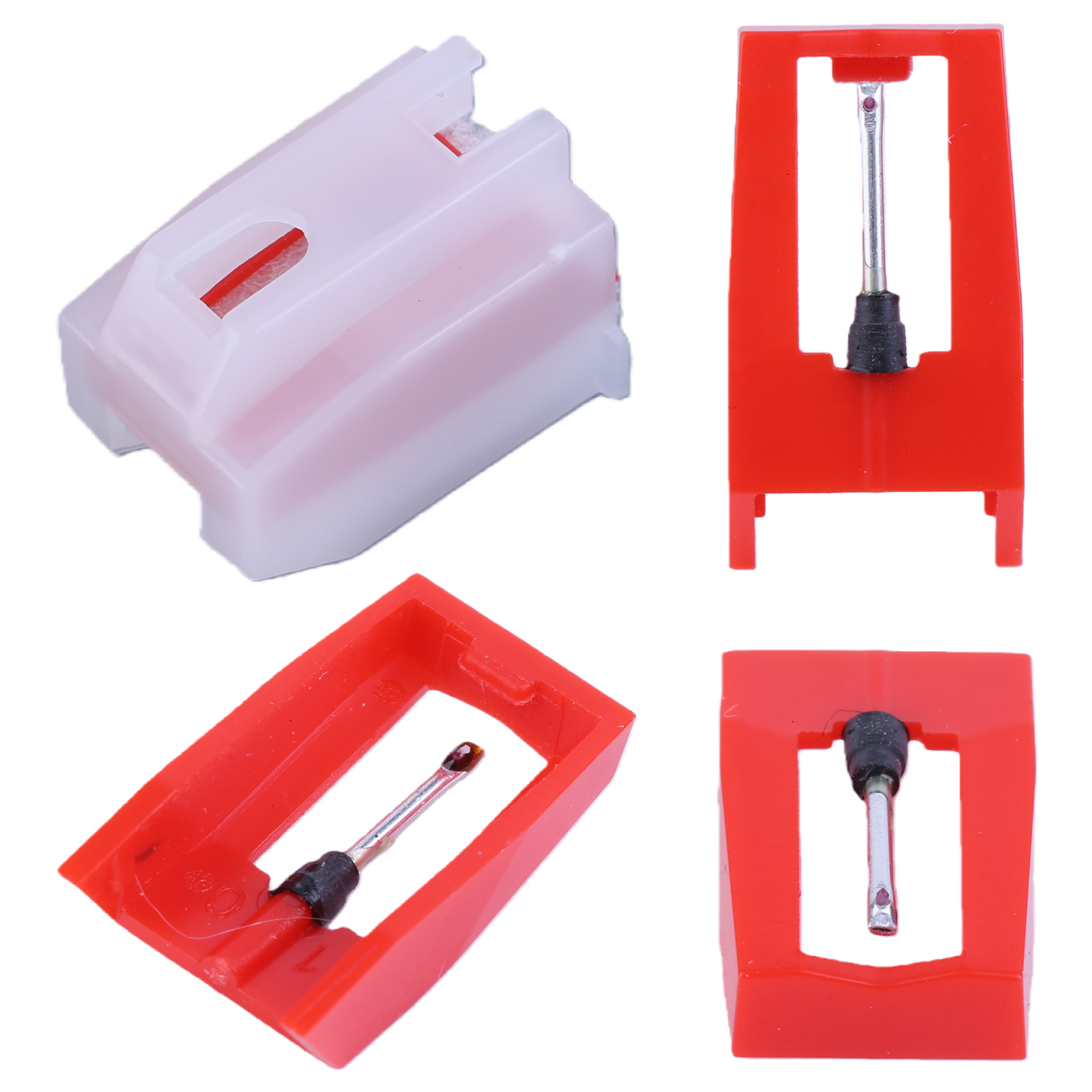 4 Stück Plattenspieler-Nadeln, – Record Player Needle Bewertung und Preis