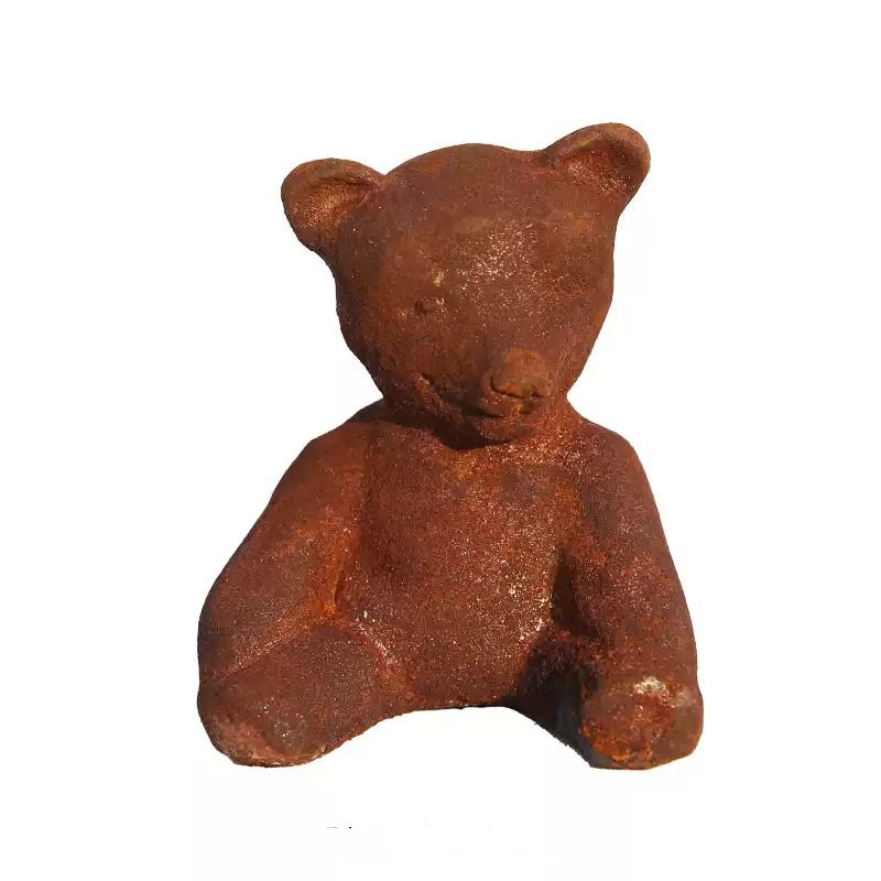 Rustikale Gusseisen-Bärenfigur – Vintage Collectible Bears Bewertung und Preis