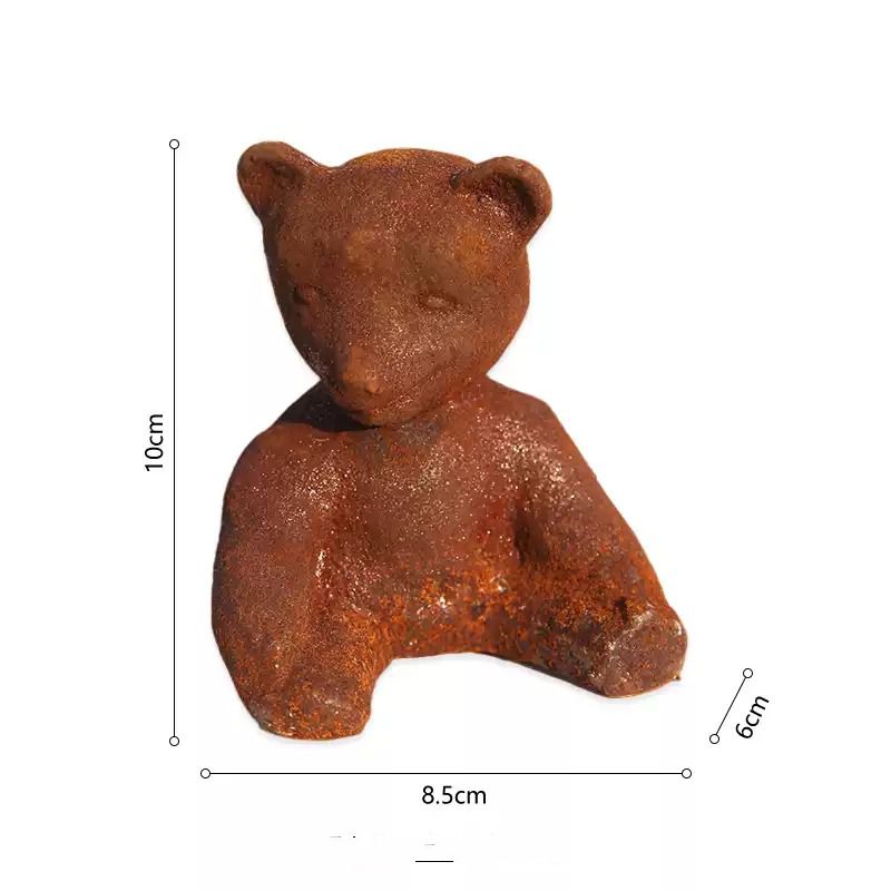 Rustikale Gusseisen-Bärenfigur – Vintage Collectible Bears Bewertung und Preis
