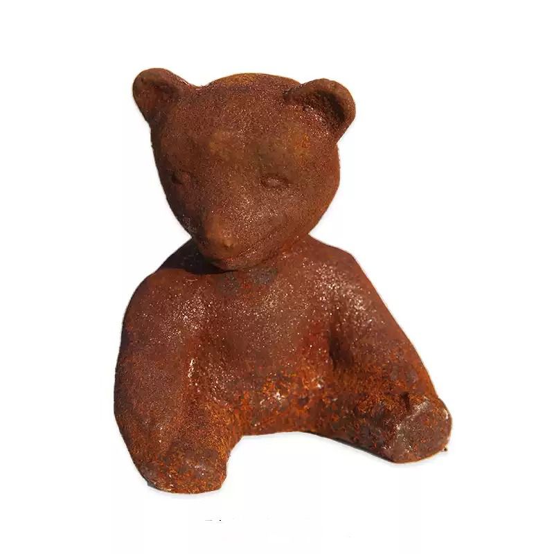 Rustikale Gusseisen-Bärenfigur – Vintage Collectible Bears Bewertung und Preis