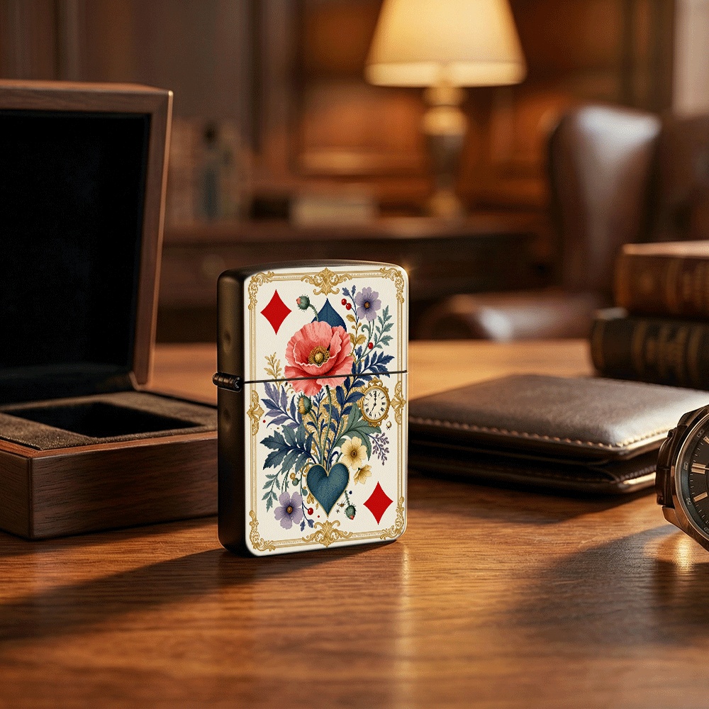 Vintage-Feuerzeug im Tarotkart – Vintage Collectible Playing Cards Bewertung und Preis