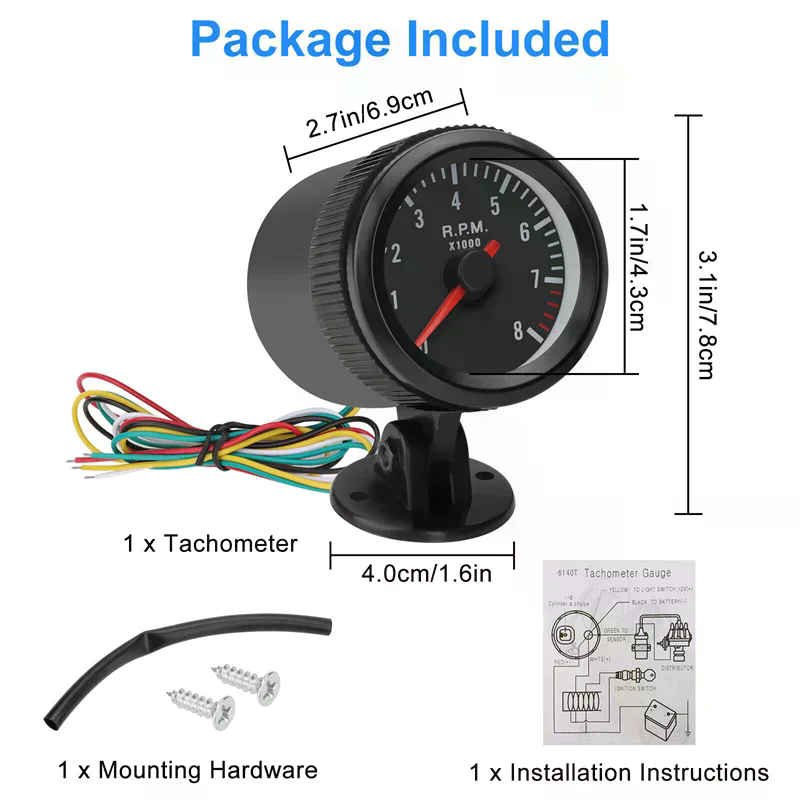 2 Zoll 52mm Auto-Drehzahlmesse – Analog Meter Gauge Bewertung und Preis