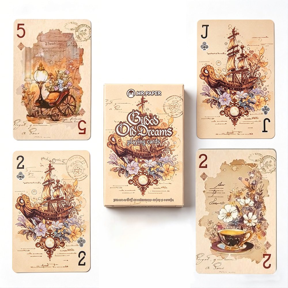55 Stück Vintage Ästhetische S – Vintage Collectible Playing Cards Bewertung und Preis