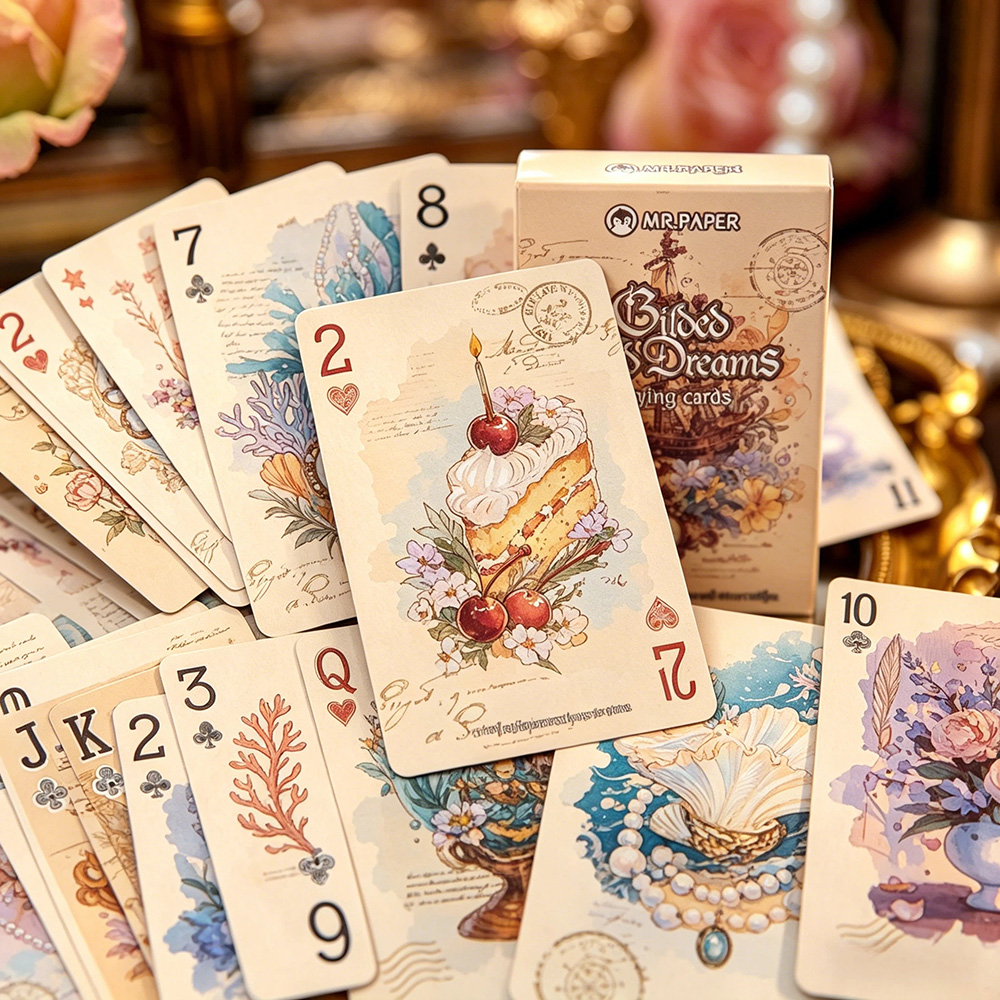 55 Stück Vintage Ästhetische S – Vintage Collectible Playing Cards Bewertung und Preis