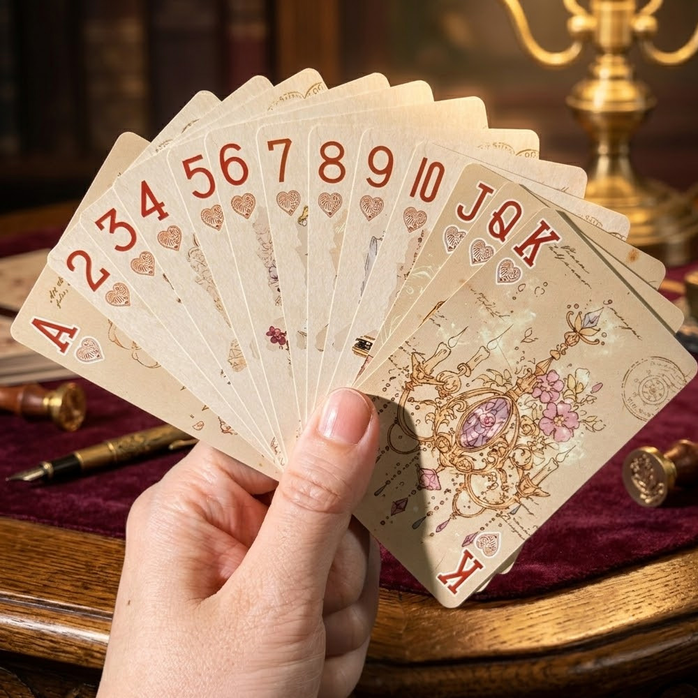 55 Stück Vintage Ästhetische S – Vintage Collectible Playing Cards Bewertung und Preis