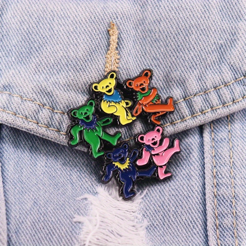Dancing Bears Emaille Pin Rock – Vintage Collectible Bears Bewertung und Preis