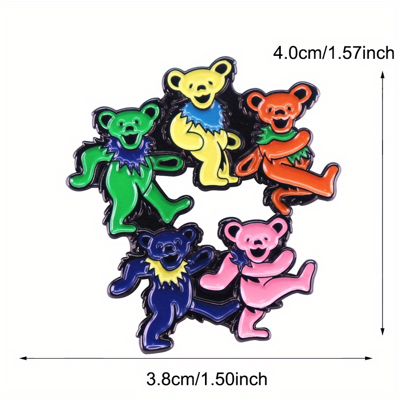 Dancing Bears Emaille Pin Rock – Vintage Collectible Bears Bewertung und Preis