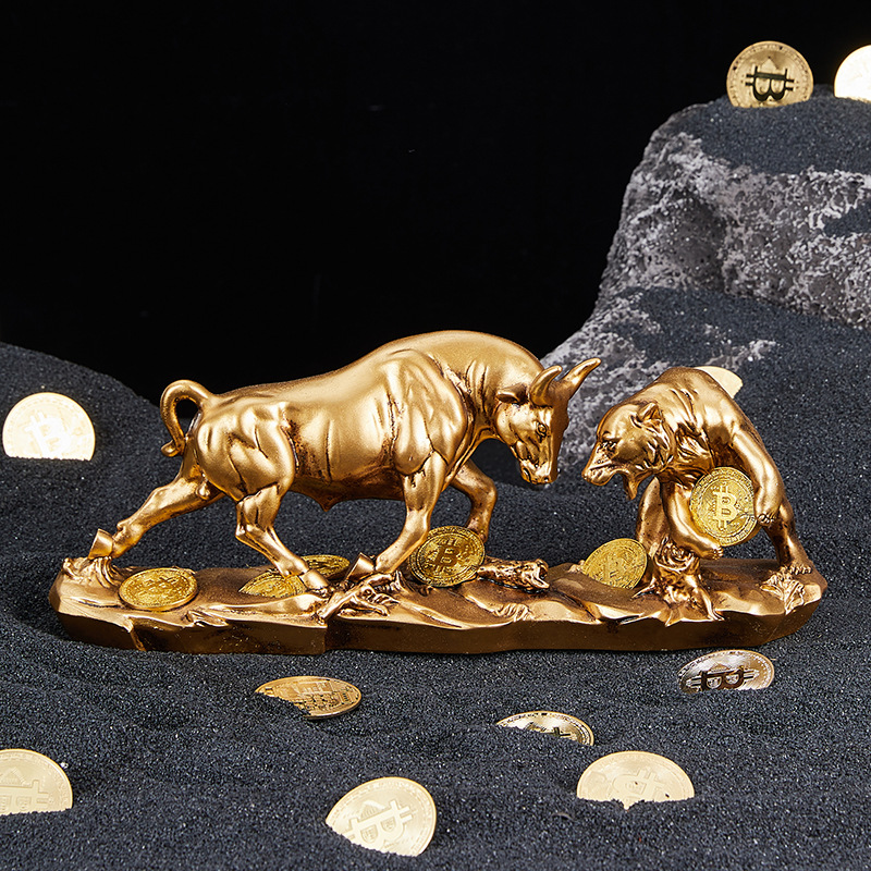 Feng Shui Bären-Bullen-Statue  – Vintage Collectible Bears Bewertung und Preis