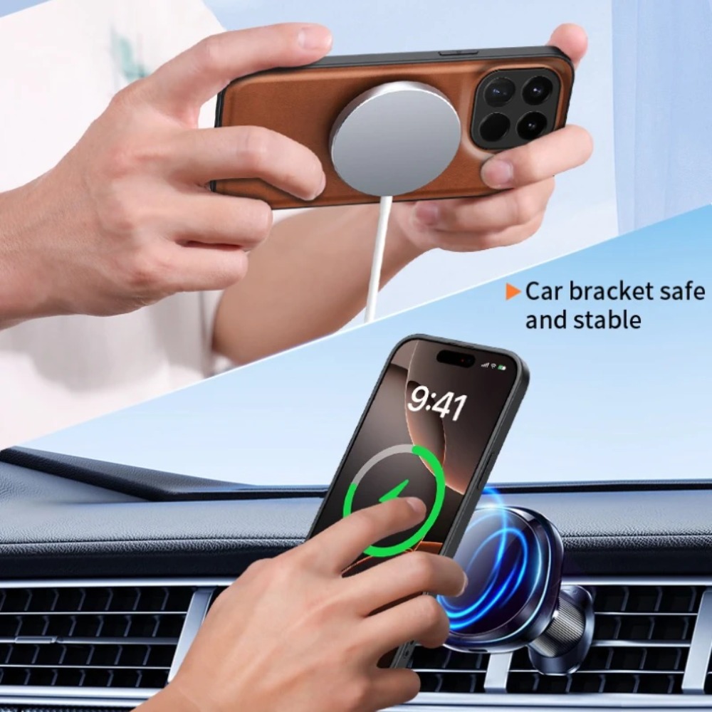 PU-Leder Magnetische Hülle für – Camera Leather Case Bewertung und Preis