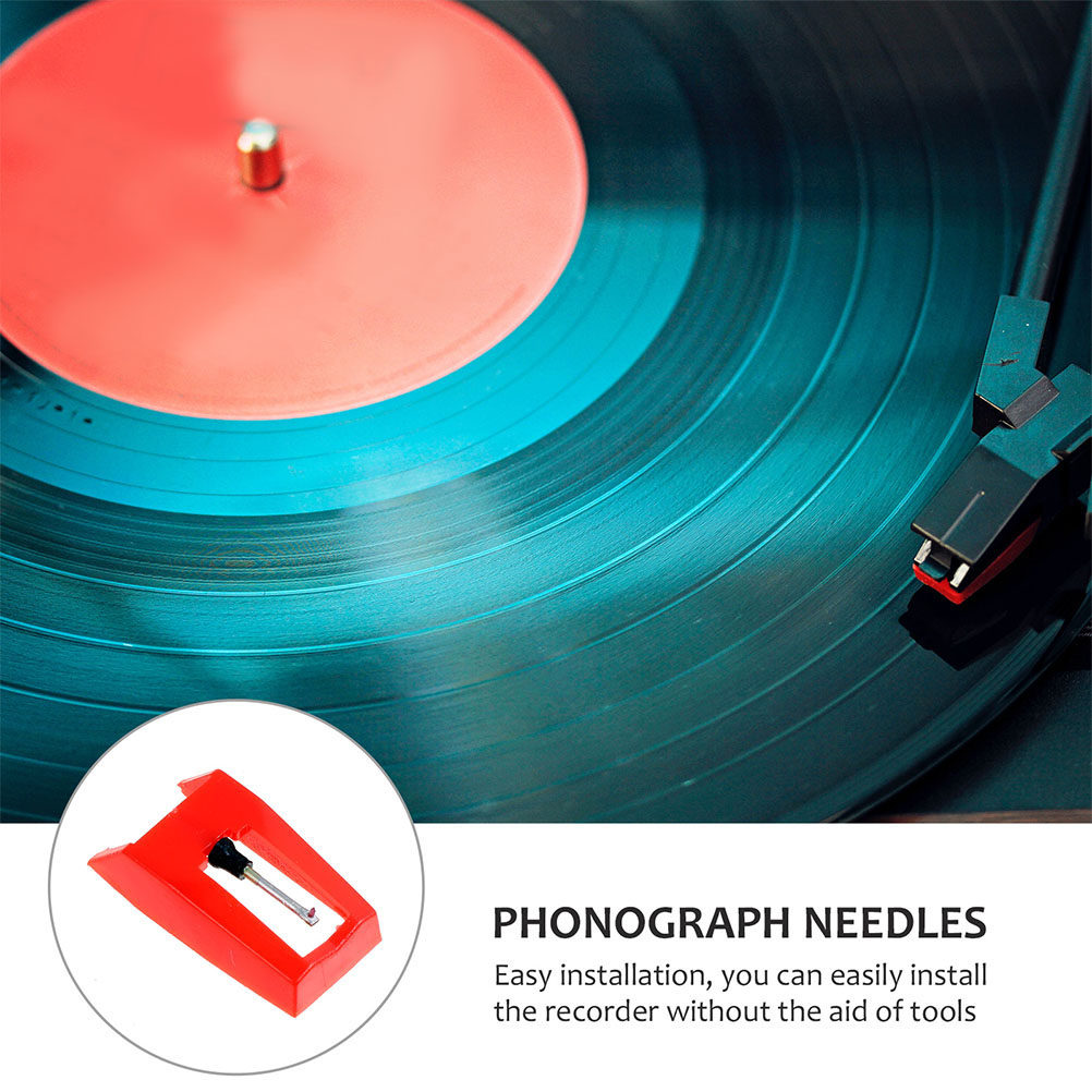 4 Stück Plattenspieler-Nadeln, – Record Player Needle Bewertung und Preis